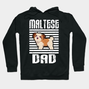 Maltese Dad Proud Dogs Hoodie